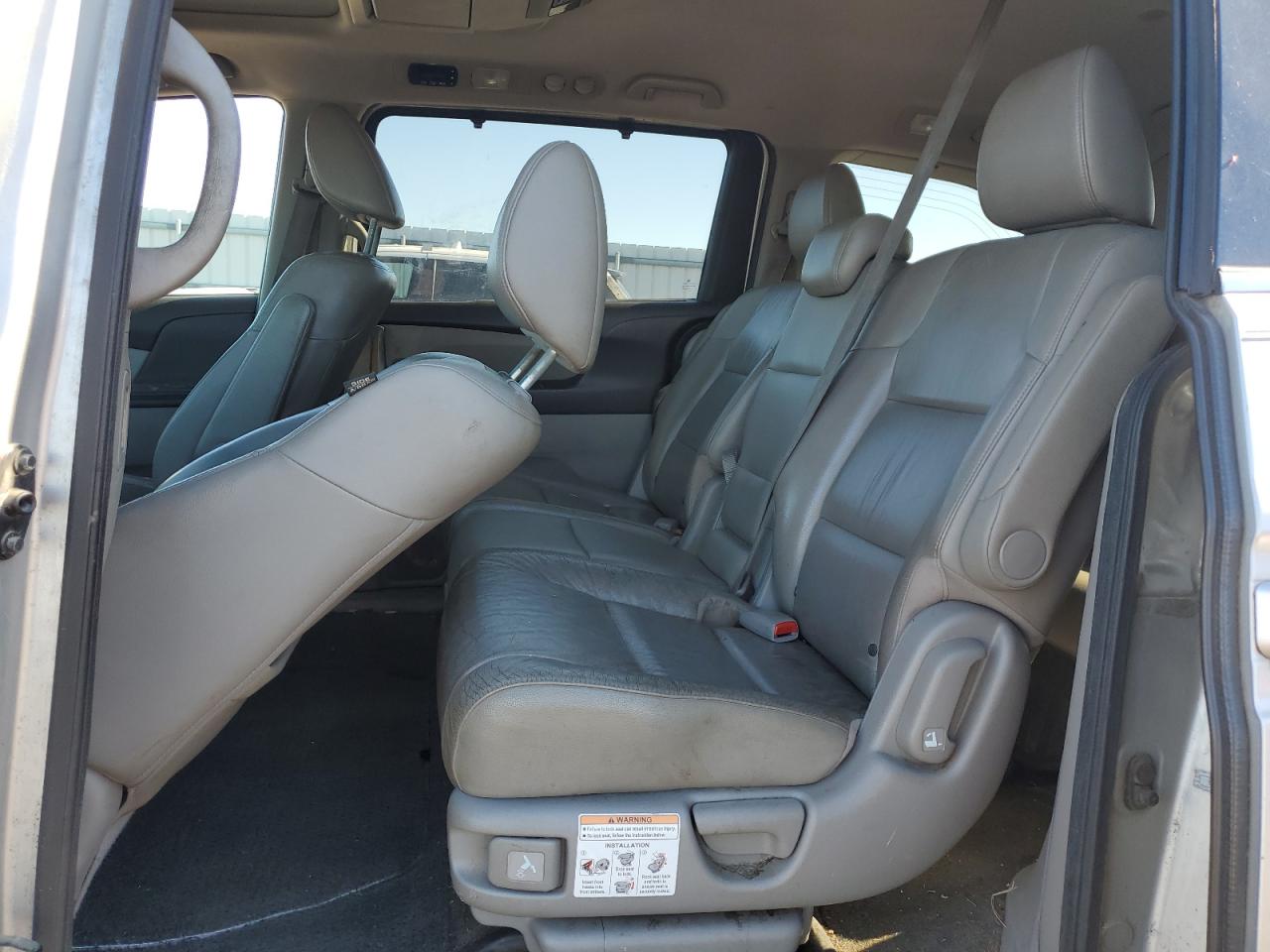 2012 Honda Odyssey VIN 5FNRL5H95CB067021 Copart auction photo, side / rear end damage thumbnail 12