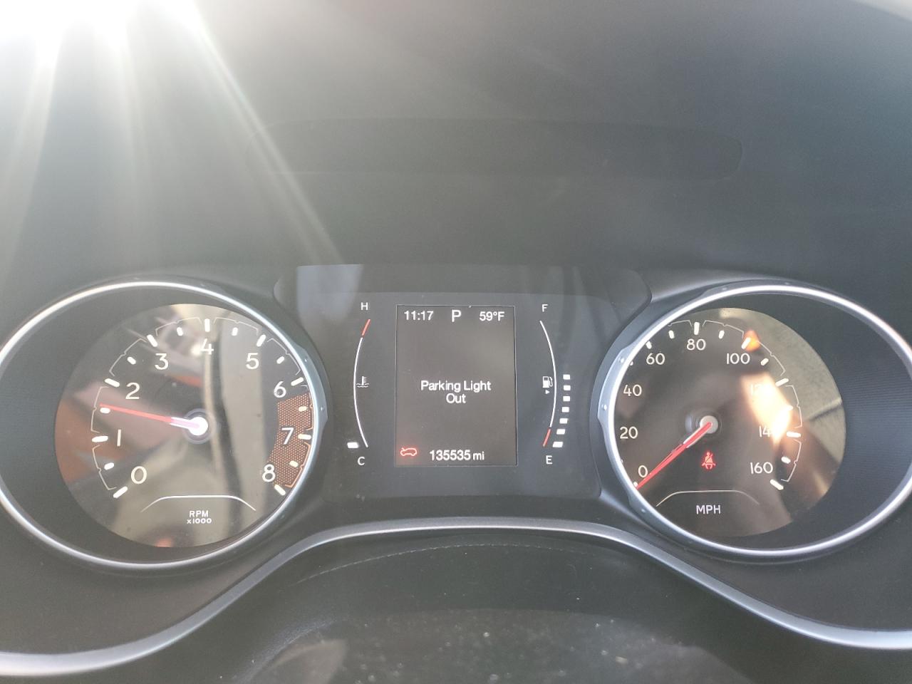 2018 Jeep Compass VIN 3C4NJCAB0JT212941 Copart auction photo, rear end / side damage thumbnail 9