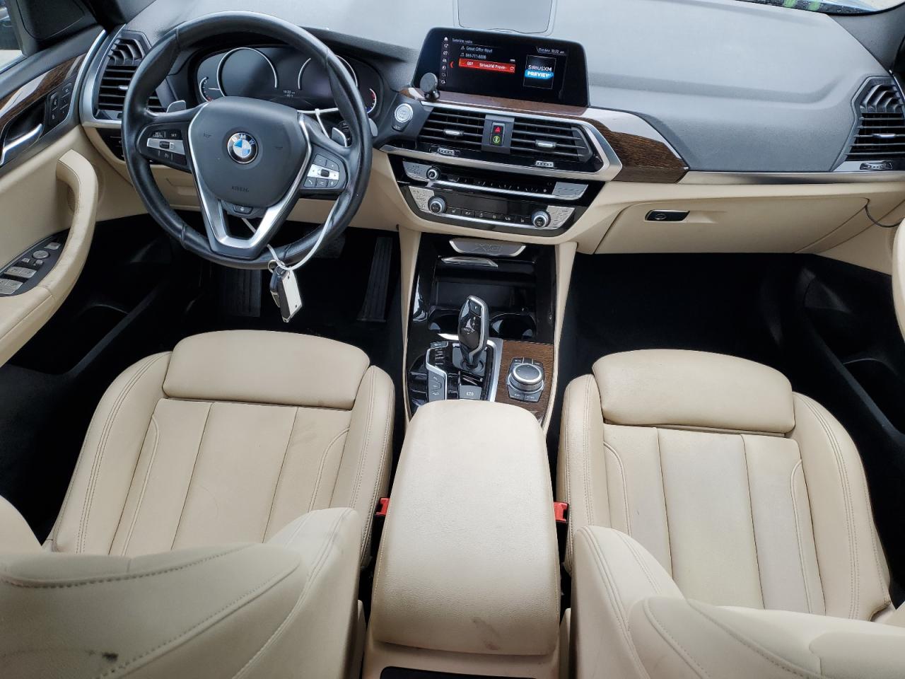 2020 BMW X3 VIN 5UXTY5C00L9C78929 Copart auction photo, front end damage thumbnail 8