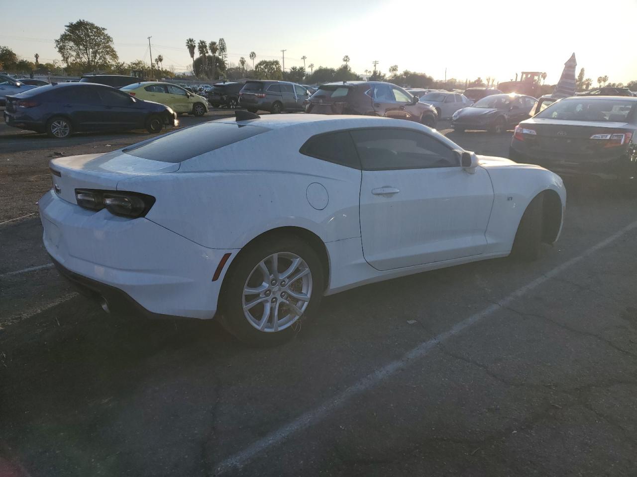 2021 Chevrolet Camaro VIN 1G1FB1RX8M0112716 Copart auction photo, front end / undercarriage damage thumbnail 3