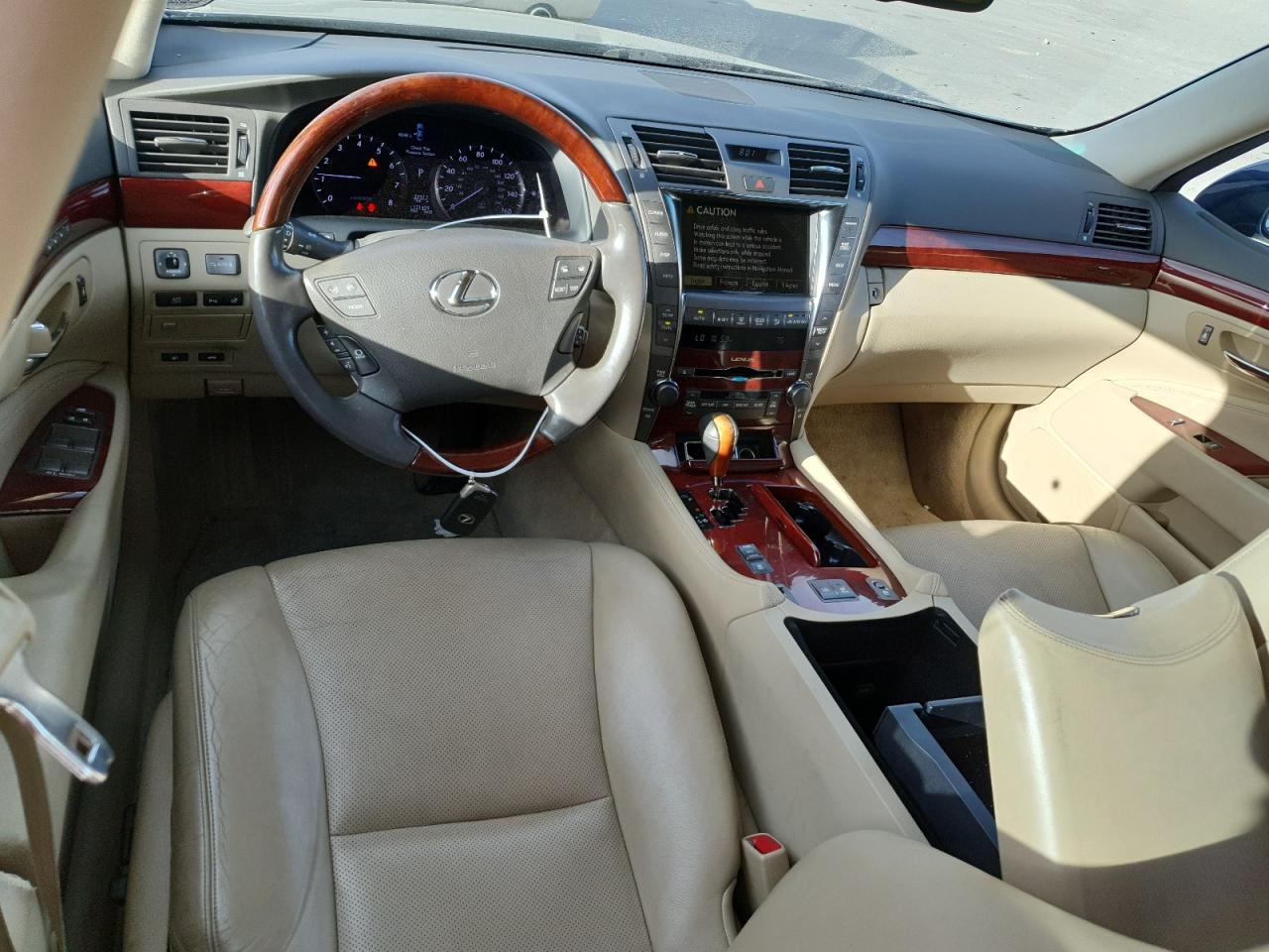 2007 Lexus LS VIN JTHBL46F775044785 Copart auction photo, rear end damage thumbnail 8