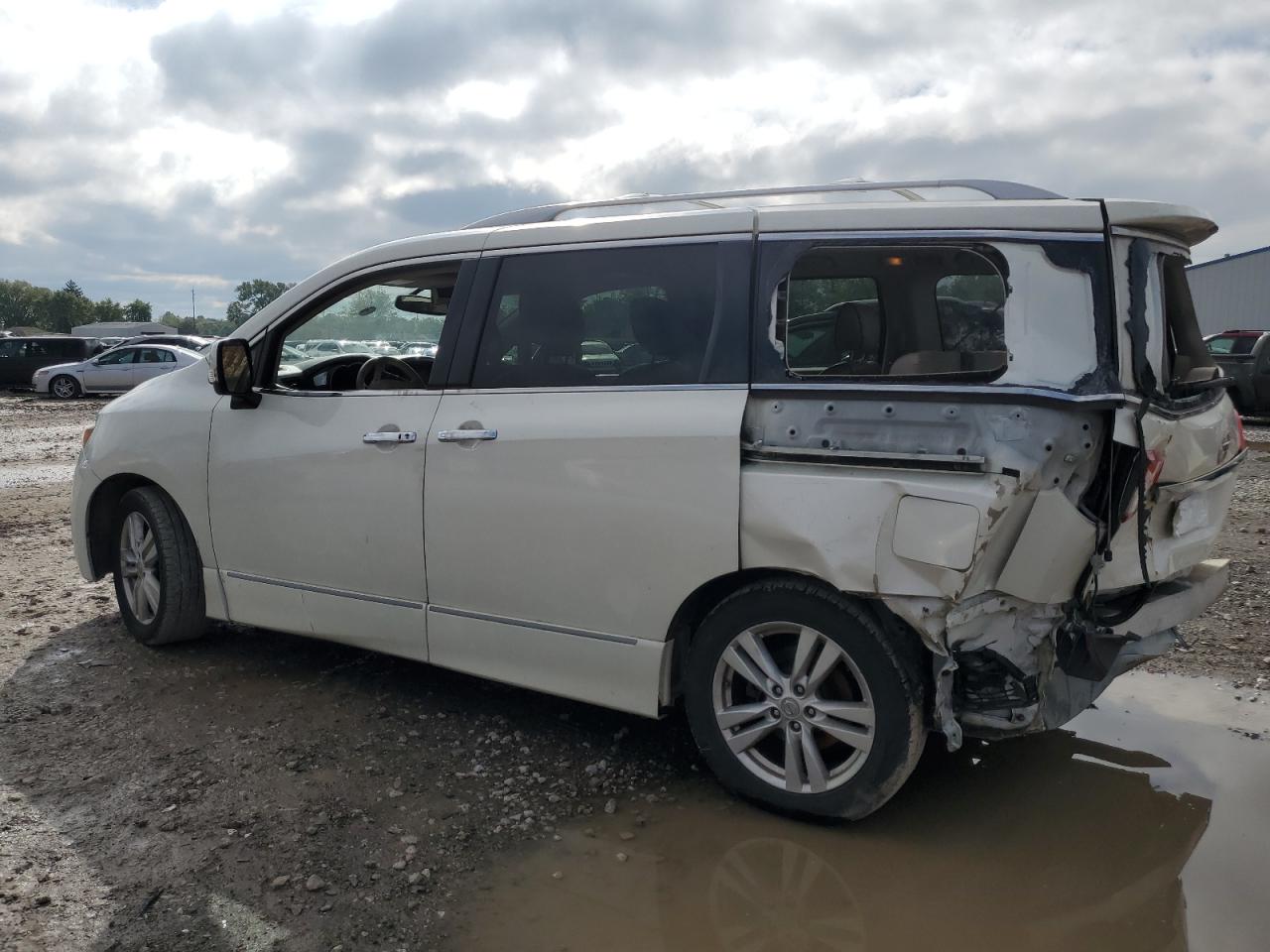 2015 Nissan Quest VIN JN8AE2KP6F9120020 Copart auction photo, rear end / front end damage thumbnail 2