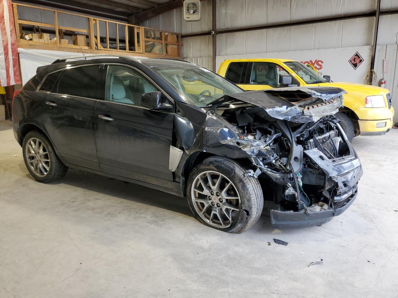 2014 Cadillac SRX VIN 3GYFNCE3XES646141 Copart auction photo, front end damage thumbnail 4
