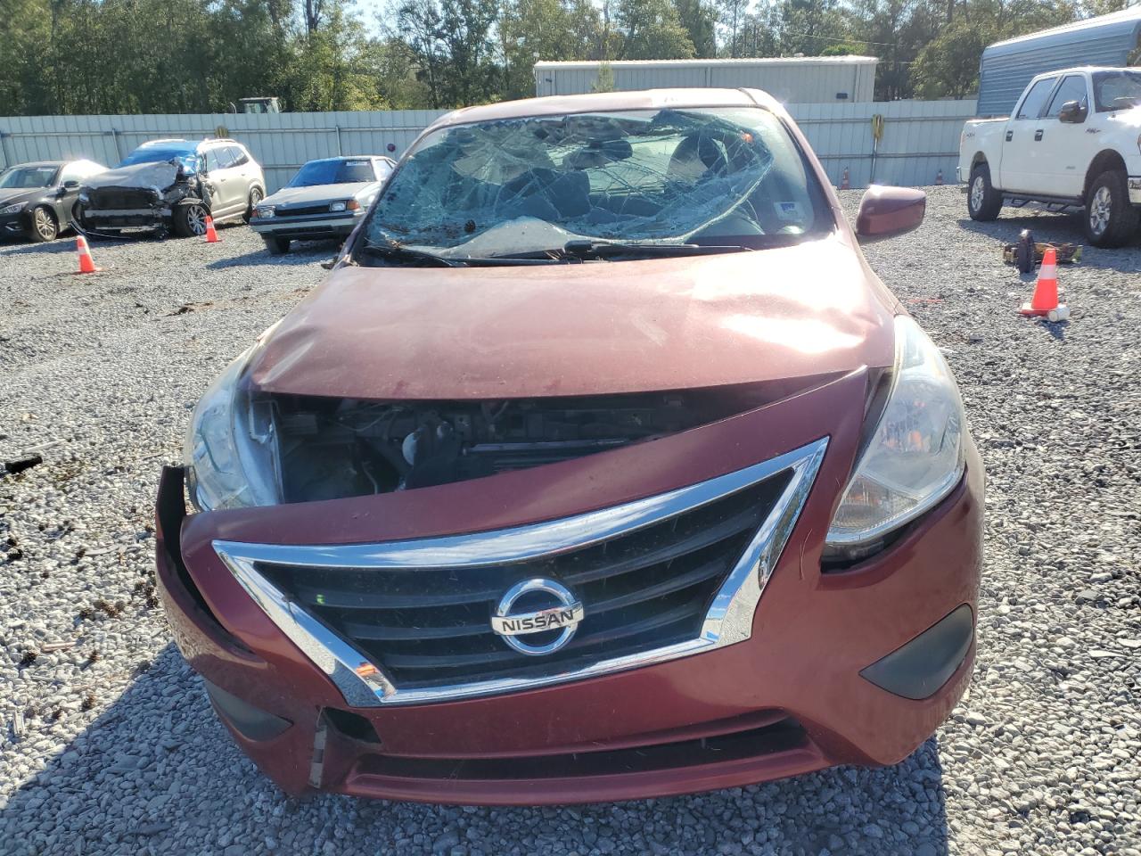 2017 Nissan Versa VIN 3N1CN7AP9HK458694 Copart auction photo, front end / top/roof damage thumbnail 5