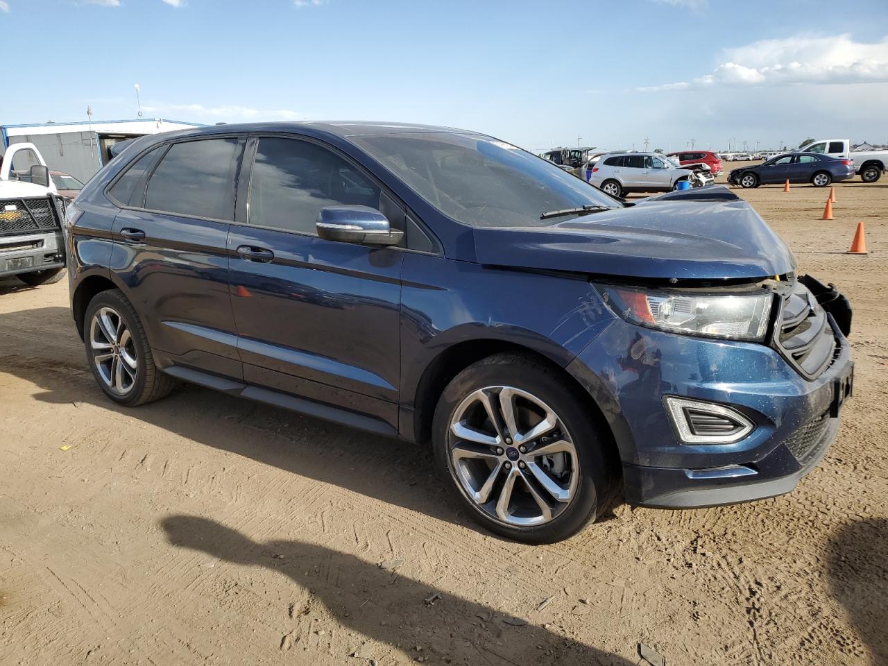 2017 Ford Edge VIN 2FMPK4AP3HBC54948 Copart auction photo, front end damage thumbnail 4