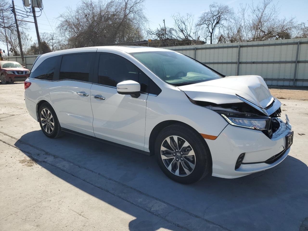 2024 Honda Odyssey VIN 5FNRL6H66RB069509 Copart auction photo, rear end / front end damage thumbnail 4