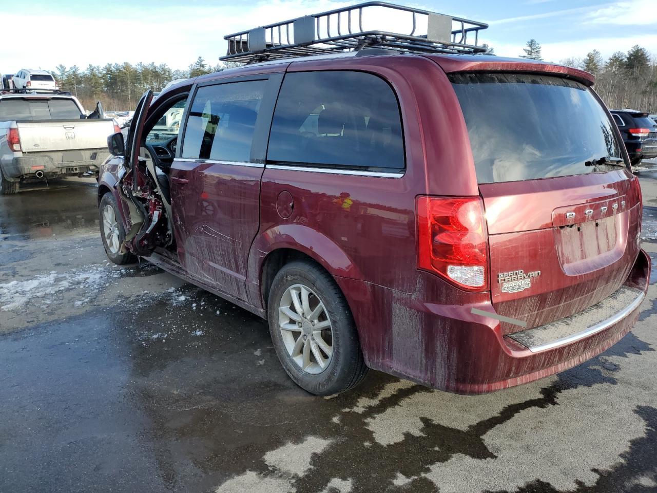 2019 Dodge Caravan VIN 2C4RDGCG3KR689912 Copart auction photo, side damage thumbnail 2