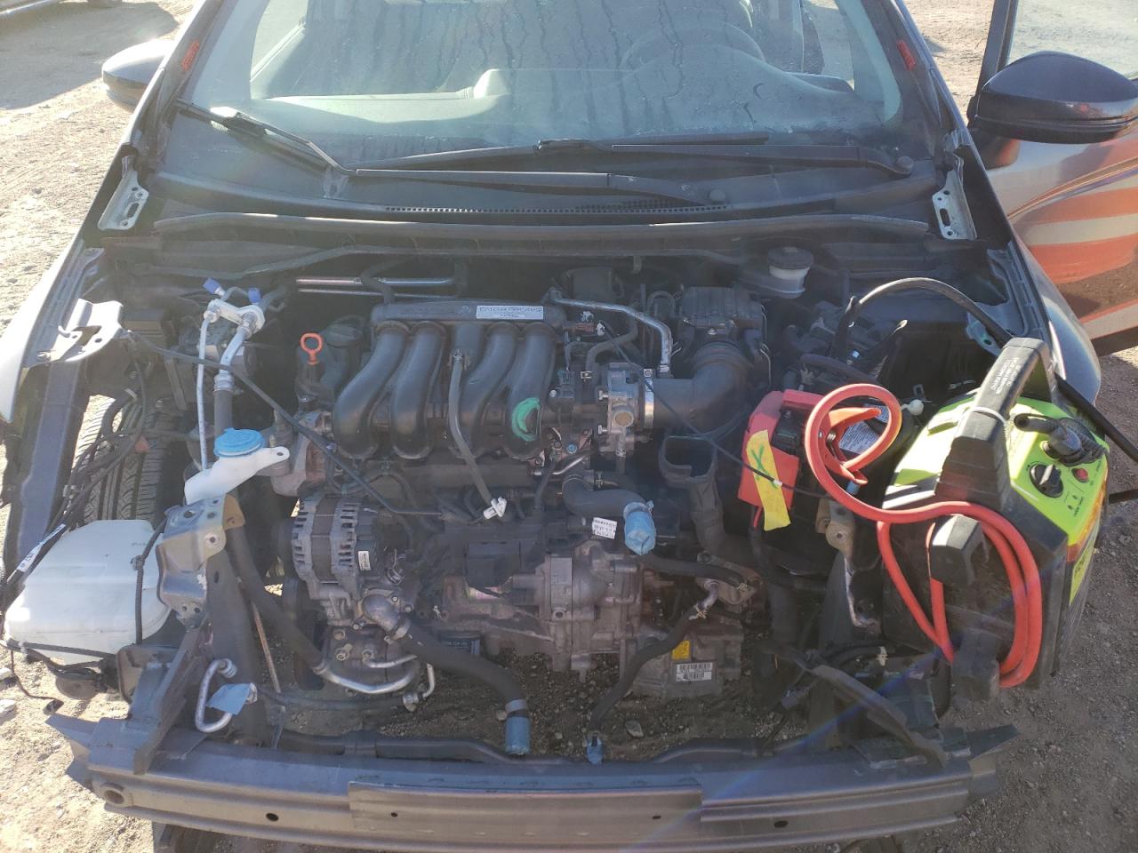 2015 Honda Fit VIN 3HGGK5H59FM744077 Copart auction photo, front end damage thumbnail 12