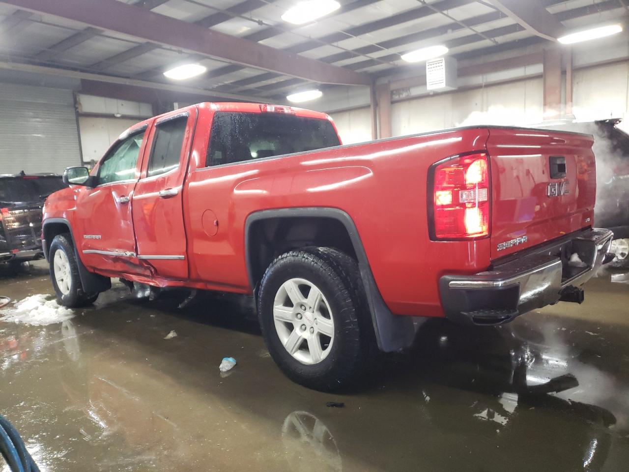2014 GMC Sierra VIN 1GTV2VEC6EZ184525 Copart auction photo, side damage thumbnail 2