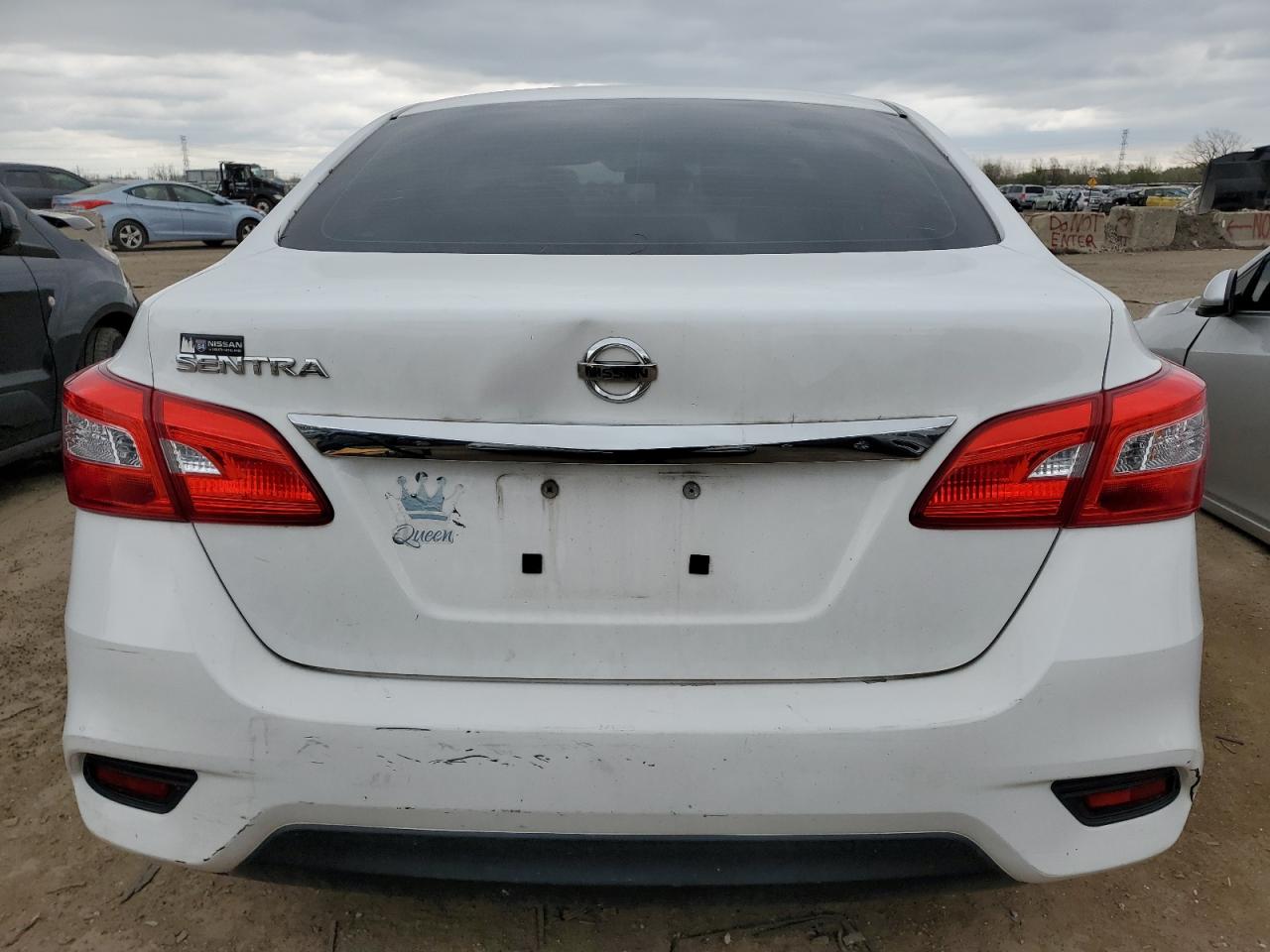 2017 Nissan Sentra VIN 3N1AB7AP5HY294633 Copart auction photo, all over damage thumbnail 6