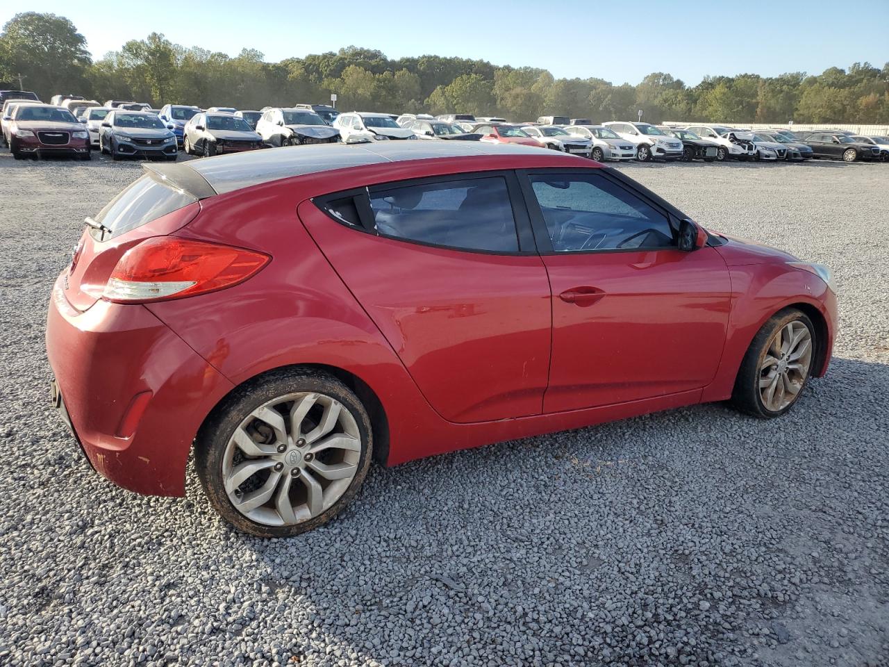 2013 Hyundai Veloster VIN KMHTC6AD6DU137902 Copart auction photo, front end / rear end damage thumbnail 3