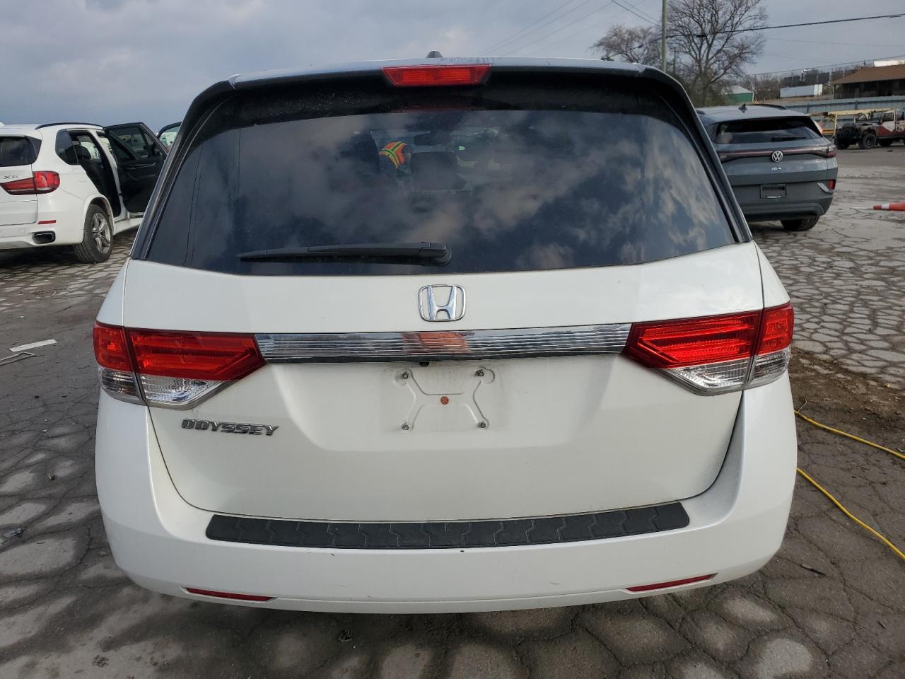 2016 Honda Odyssey VIN 5FNRL5H61GB076679 Copart auction photo, all over damage thumbnail 7