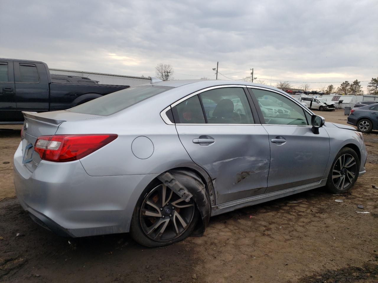 2019 Subaru Legacy VIN 4S3BNAR67K3013546 Copart auction photo, side / undercarriage damage thumbnail 3