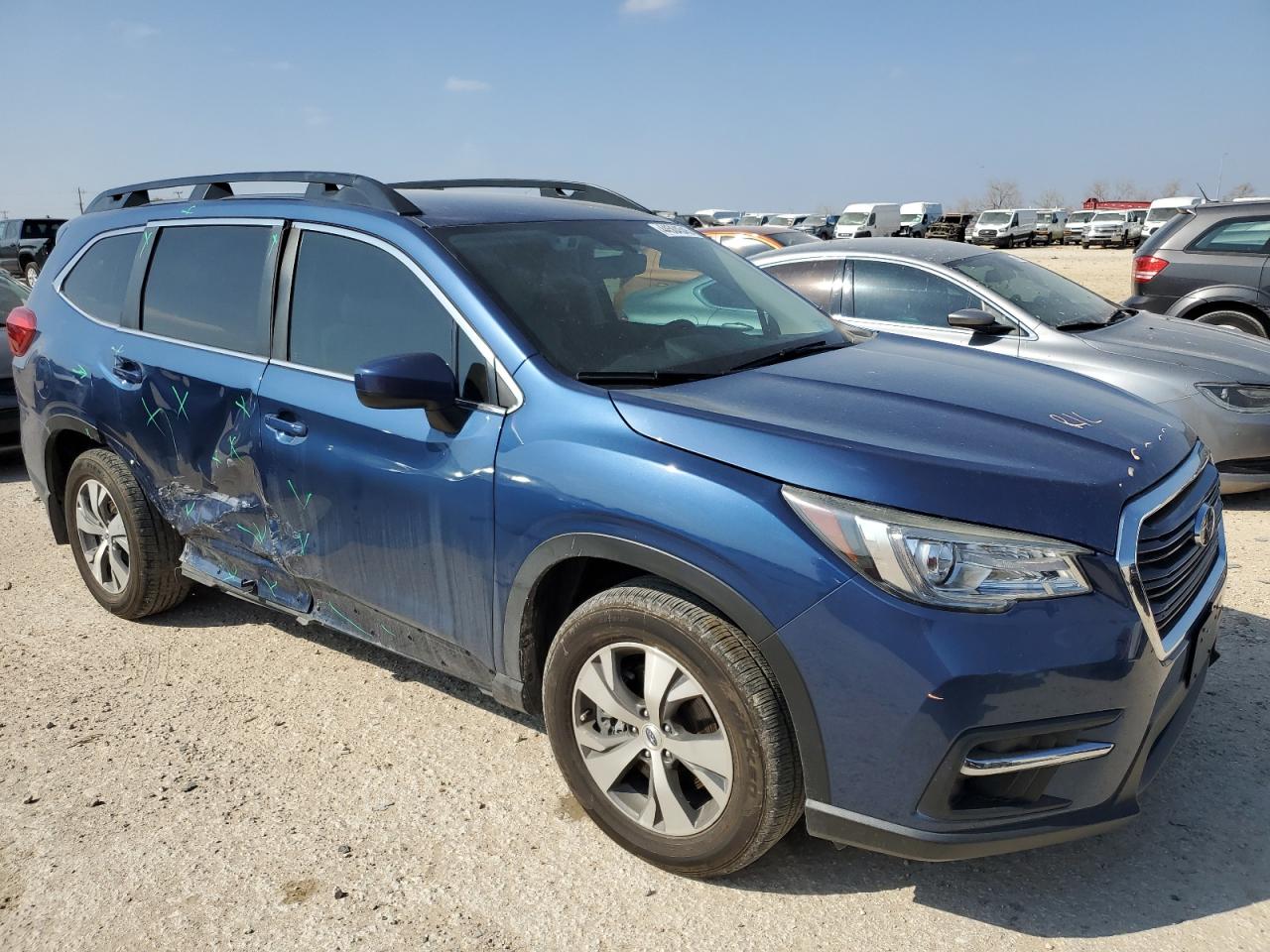 2021 Subaru Ascent VIN 4S4WMAFD6M3402121 Copart auction photo, side / rear end damage thumbnail 4