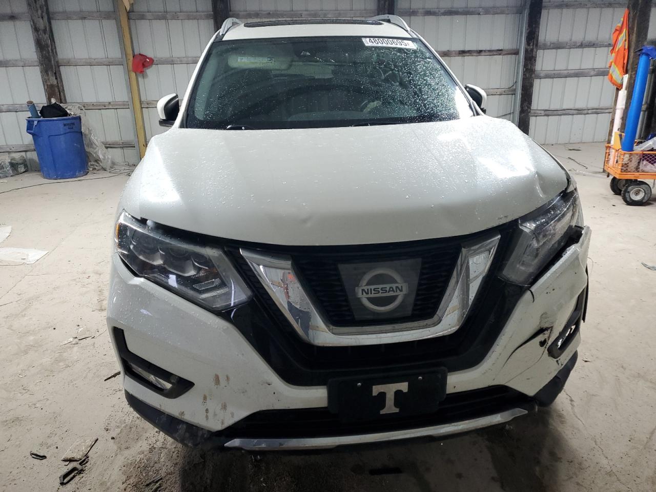 2017 Nissan Rogue VIN 5N1AT2MV8HC860134 Copart auction photo, all over damage thumbnail 5