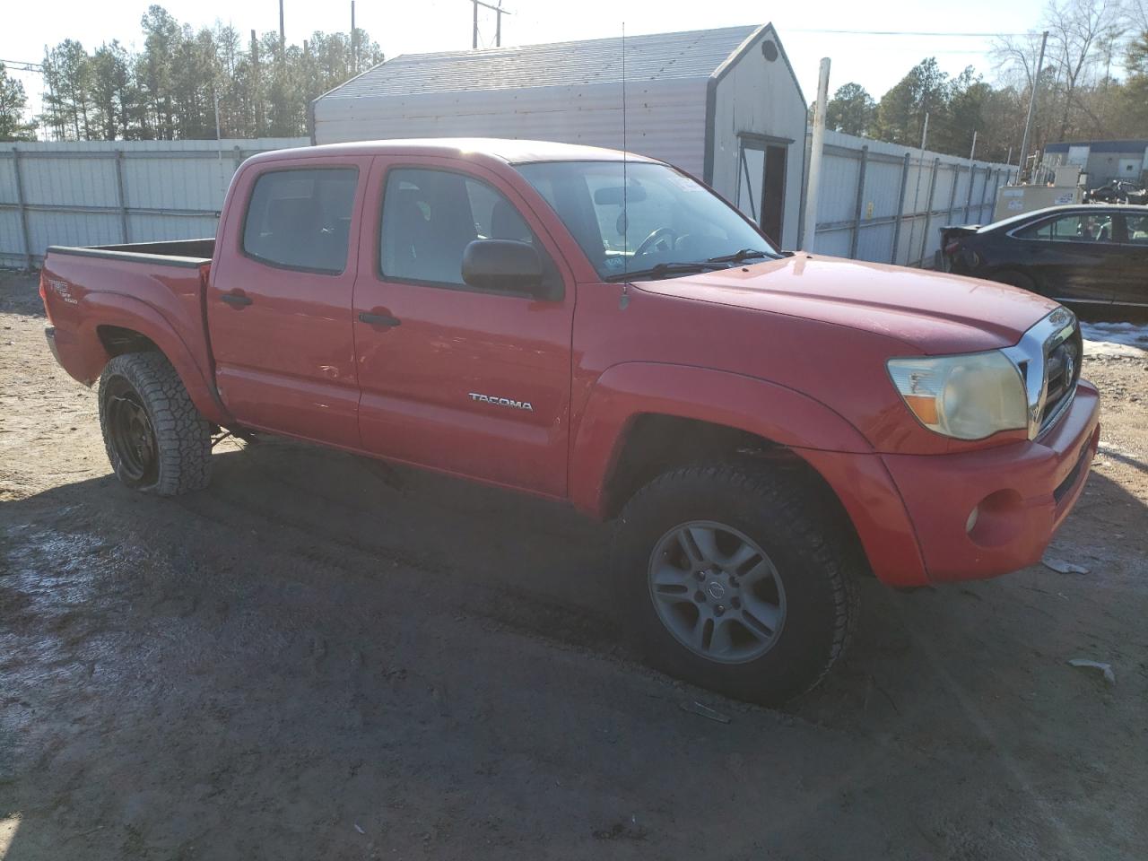 2007 Toyota Tacoma VIN 5TELU42N67Z413360 Copart auction photo, side / undercarriage damage thumbnail 4