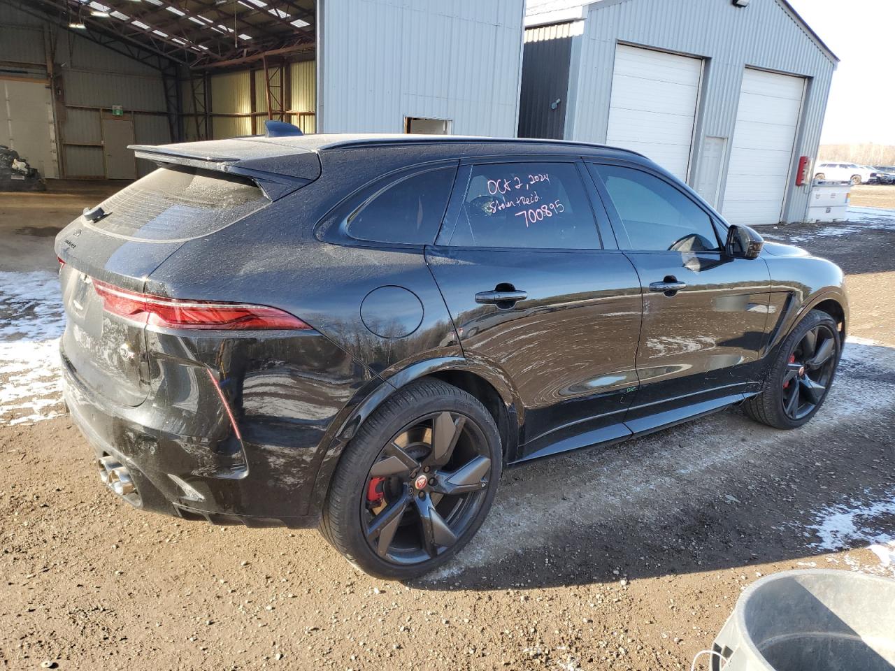 2022 Jaguar F-Pace VIN SADCZ2EE5NA700895 Copart auction photo, vandalism / minor dent/scratches damage thumbnail 3