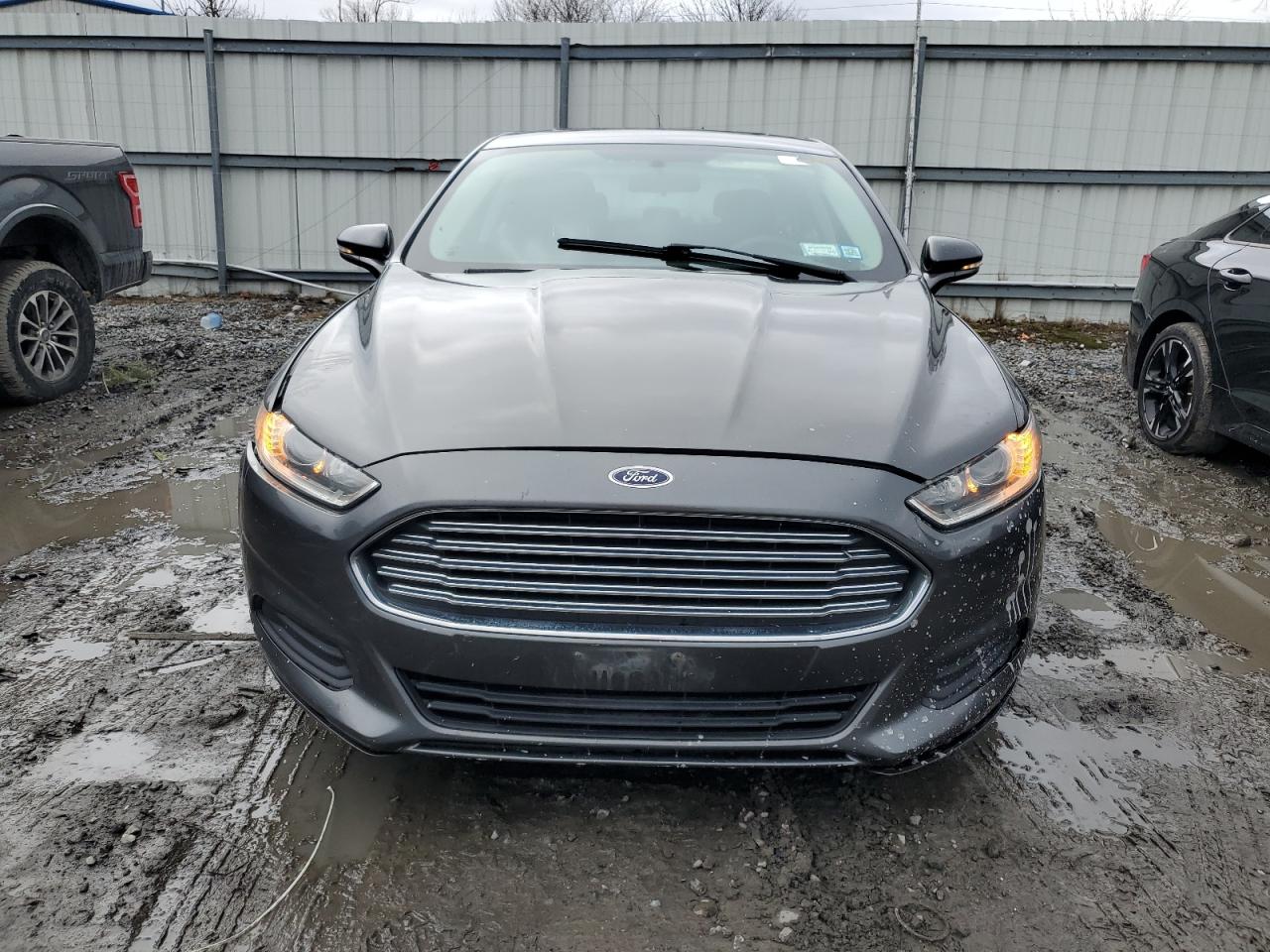 2015 Ford Fusion VIN 1FA6P0H71F5107180 Copart auction photo, front end / side damage thumbnail 5
