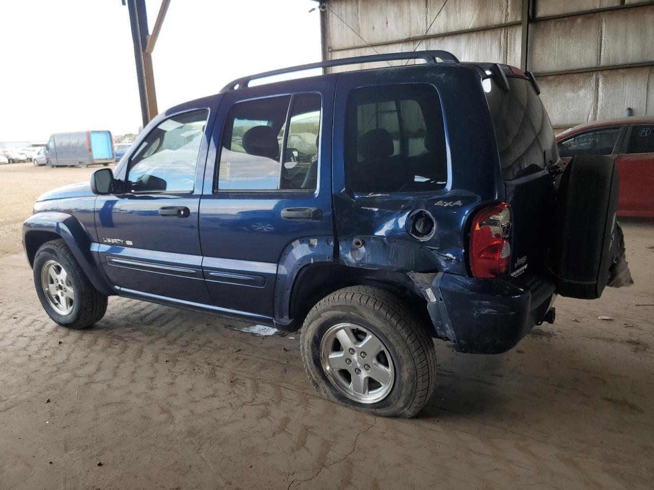 2002 Jeep Liberty (North America) VIN 1J8GL58K22W246520 Copart auction photo, front end / rear end damage thumbnail 2