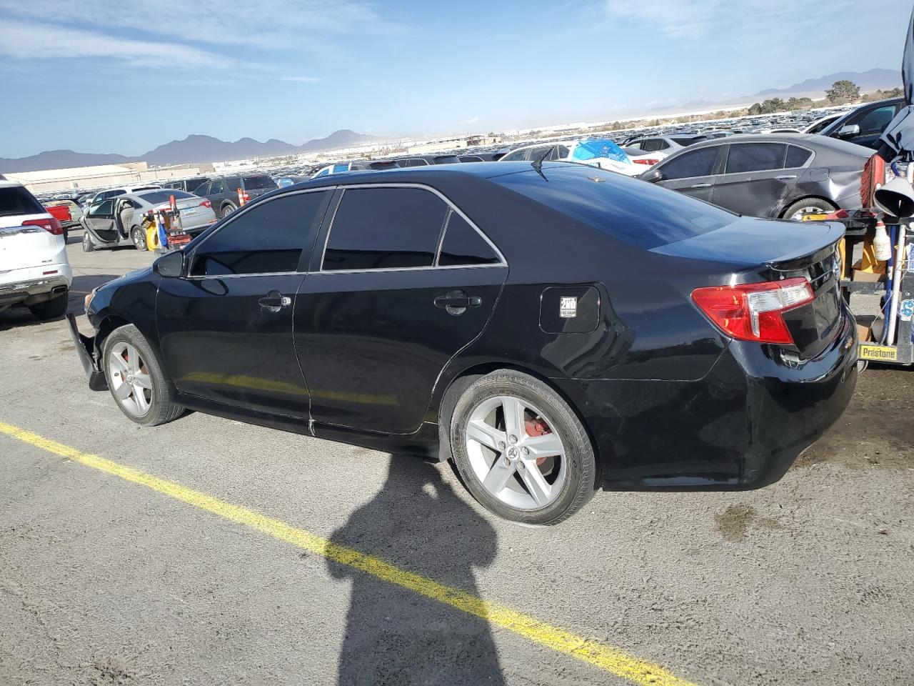 2012 Toyota Camry VIN 4T1BF1FK9CU131099 Copart auction photo, side / front end damage thumbnail 2