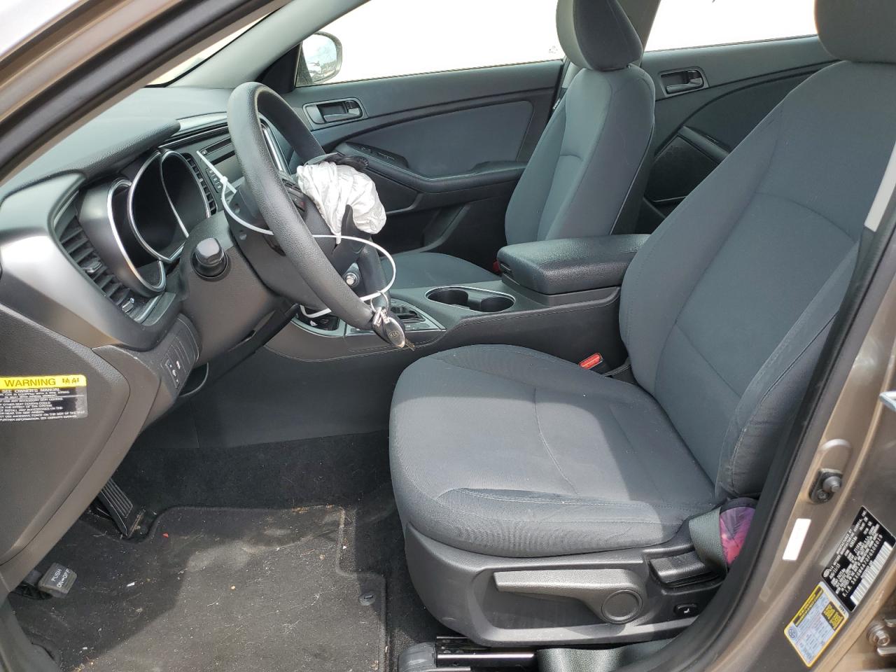 2015 KIA Optima VIN 5XXGM4A70FG506019 Copart auction photo, front end / side damage thumbnail 7