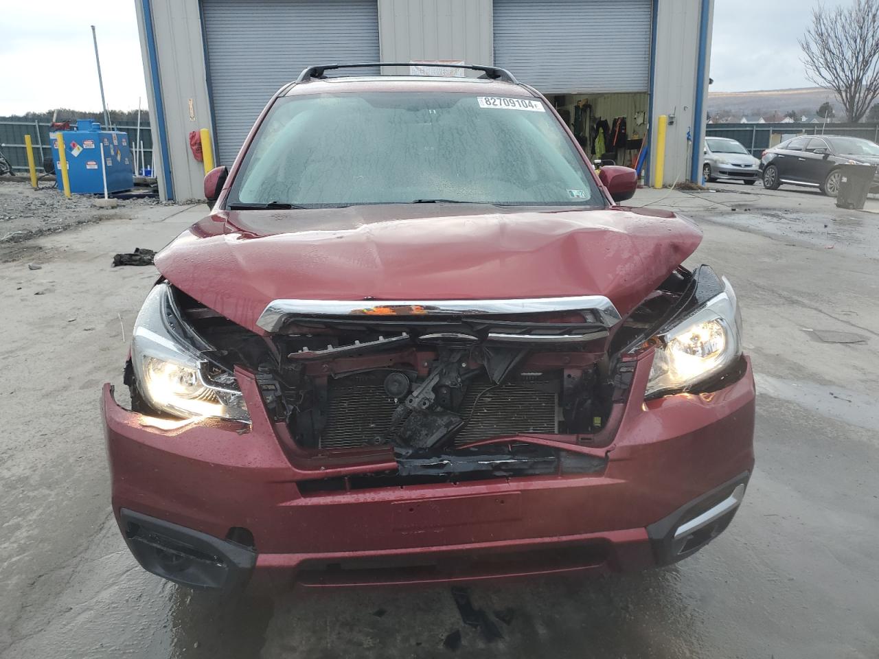 2017 Subaru Forester VIN JF2SJAEC5HH528047 Copart auction photo, front end damage thumbnail 5