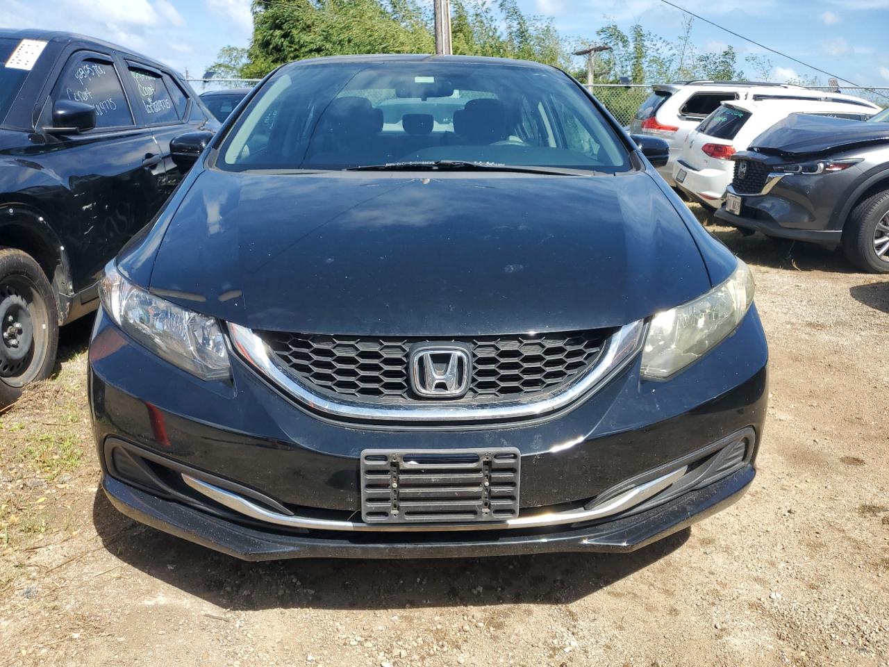 2014 Honda Civic VIN 19XFB2F80EE054698 Copart auction photo, undercarriage damage thumbnail 5