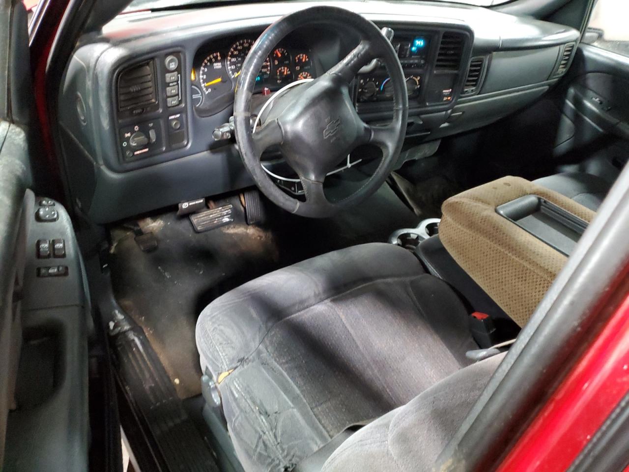 2001 Chevrolet Silverado VIN 1GCEK19TX1E212461 Copart auction photo, side damage thumbnail 8