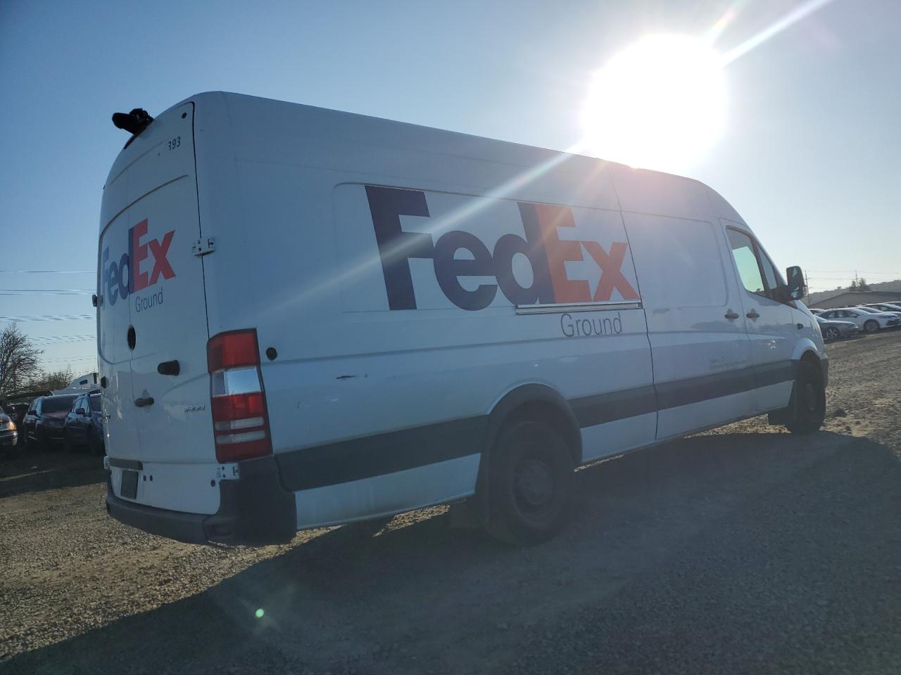 2018 Mercedes-Benz Sprinter VIN WD3PE8CD6JP633666 Copart auction photo, all over damage thumbnail 3