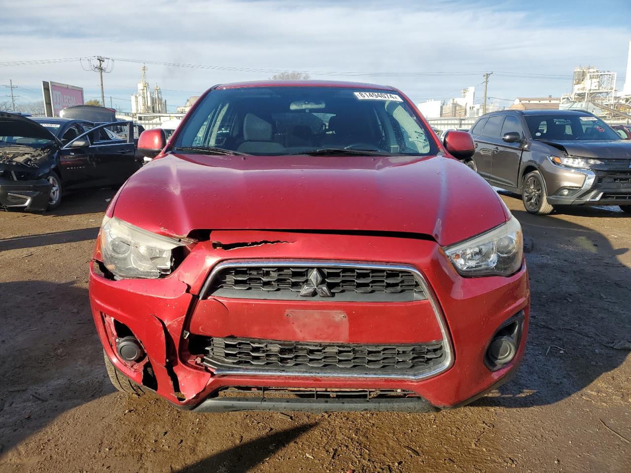 2013 Mitsubishi Outlander VIN 4A4AP3AU1DE009133 Copart auction photo, front end damage thumbnail 5