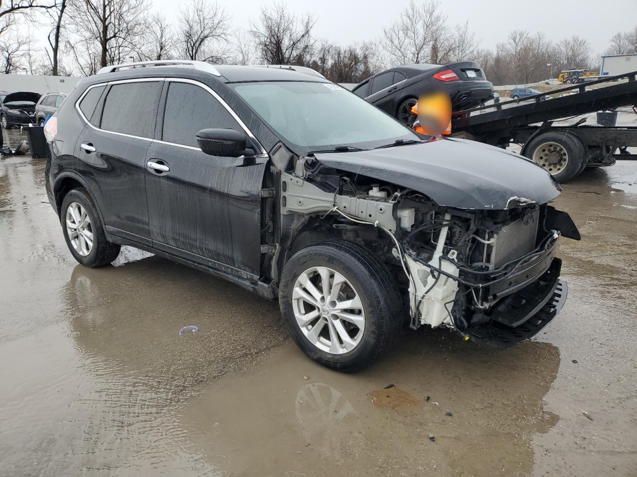 2016 Nissan Rogue VIN KNMAT2MV5GP673669 Copart auction photo, front end damage thumbnail 4