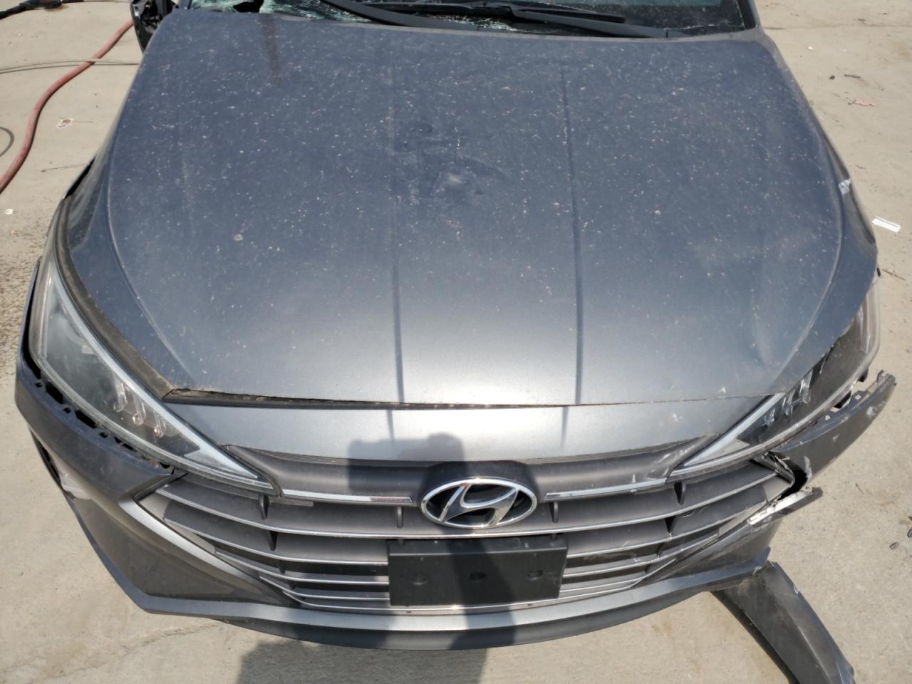 2019 Hyundai Elantra VIN 5NPD74LF4KH488993 Copart auction photo, front end / side damage thumbnail 11