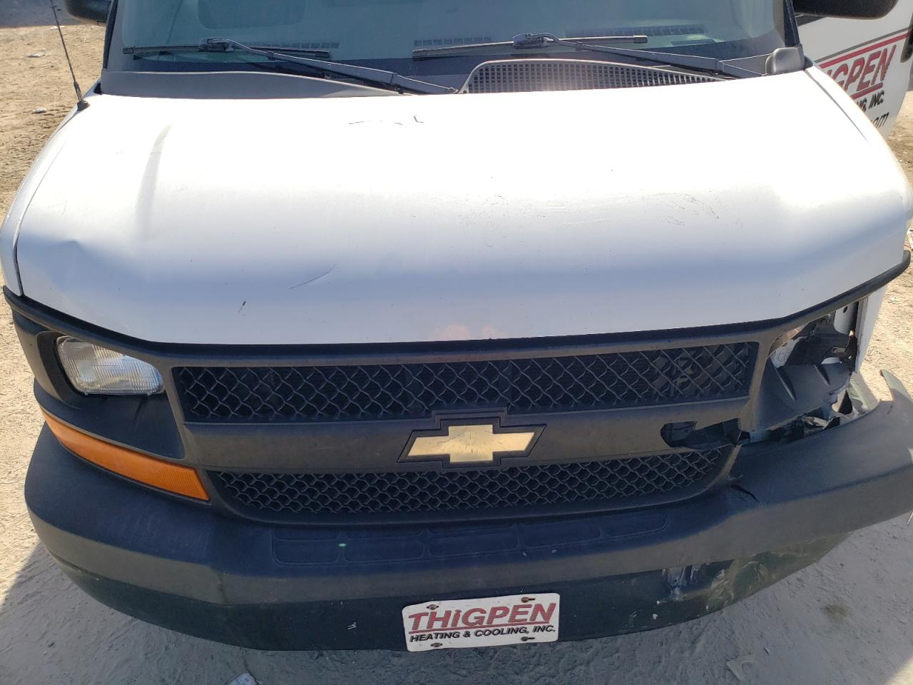 2014 Chevrolet Express VIN 1GCWGFCA5E1168277 Copart auction photo, front end damage thumbnail 12