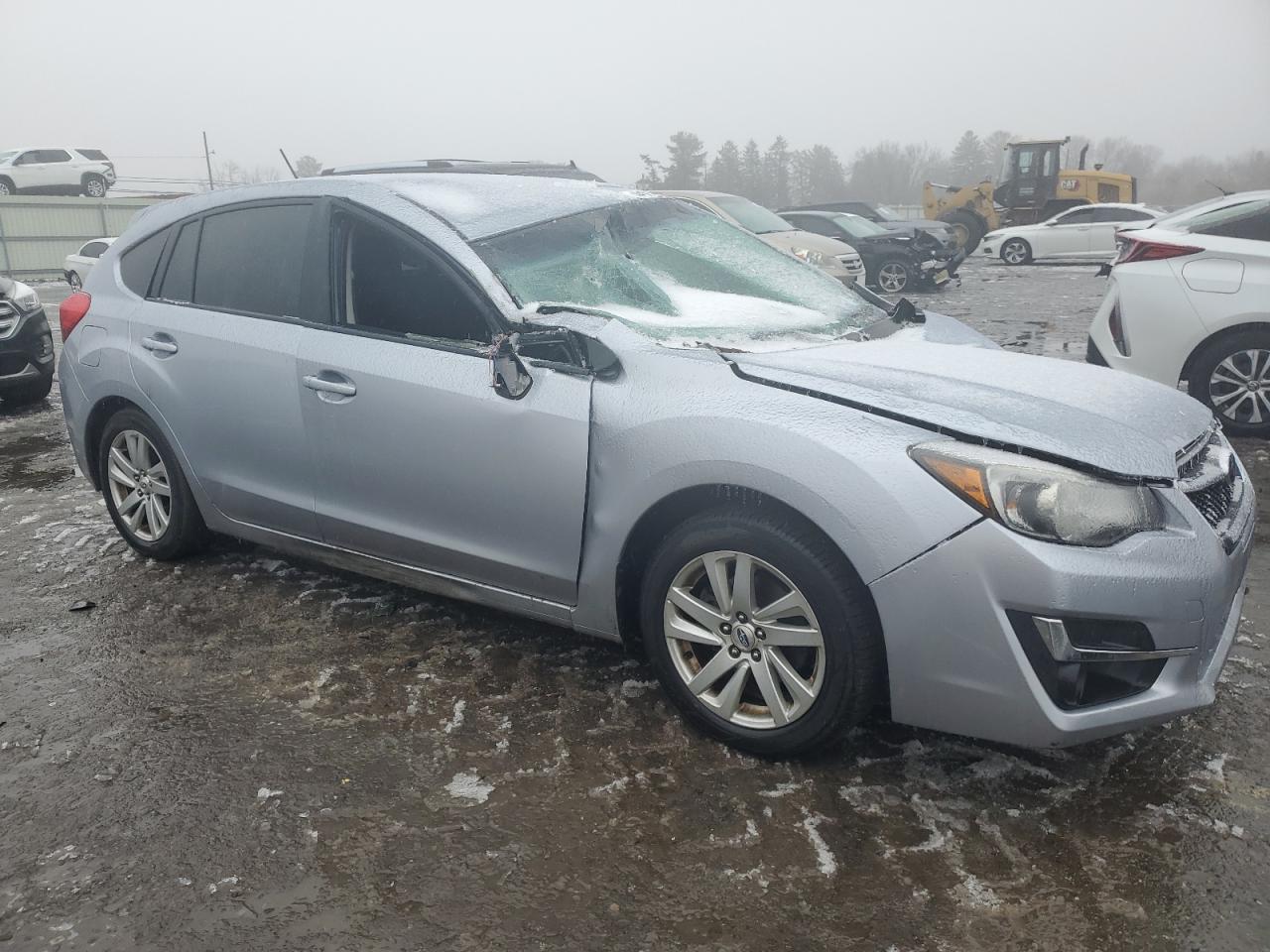 2015 Subaru Impreza VIN JF1GPAC62F8300848 Copart auction photo, top/roof / front end damage thumbnail 4
