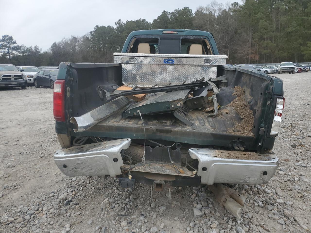 2011 Ford F350 VIN 1FT8W3BT9BEB36790 Copart auction photo, undercarriage / all over damage thumbnail 6