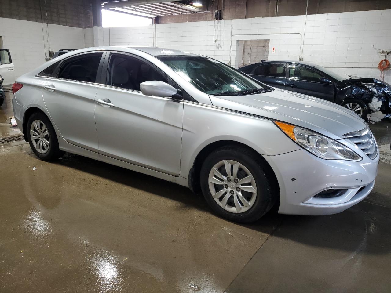 2013 Hyundai Sonata VIN 5NPEB4AC5DH522566 Copart auction photo, vandalism damage thumbnail 4