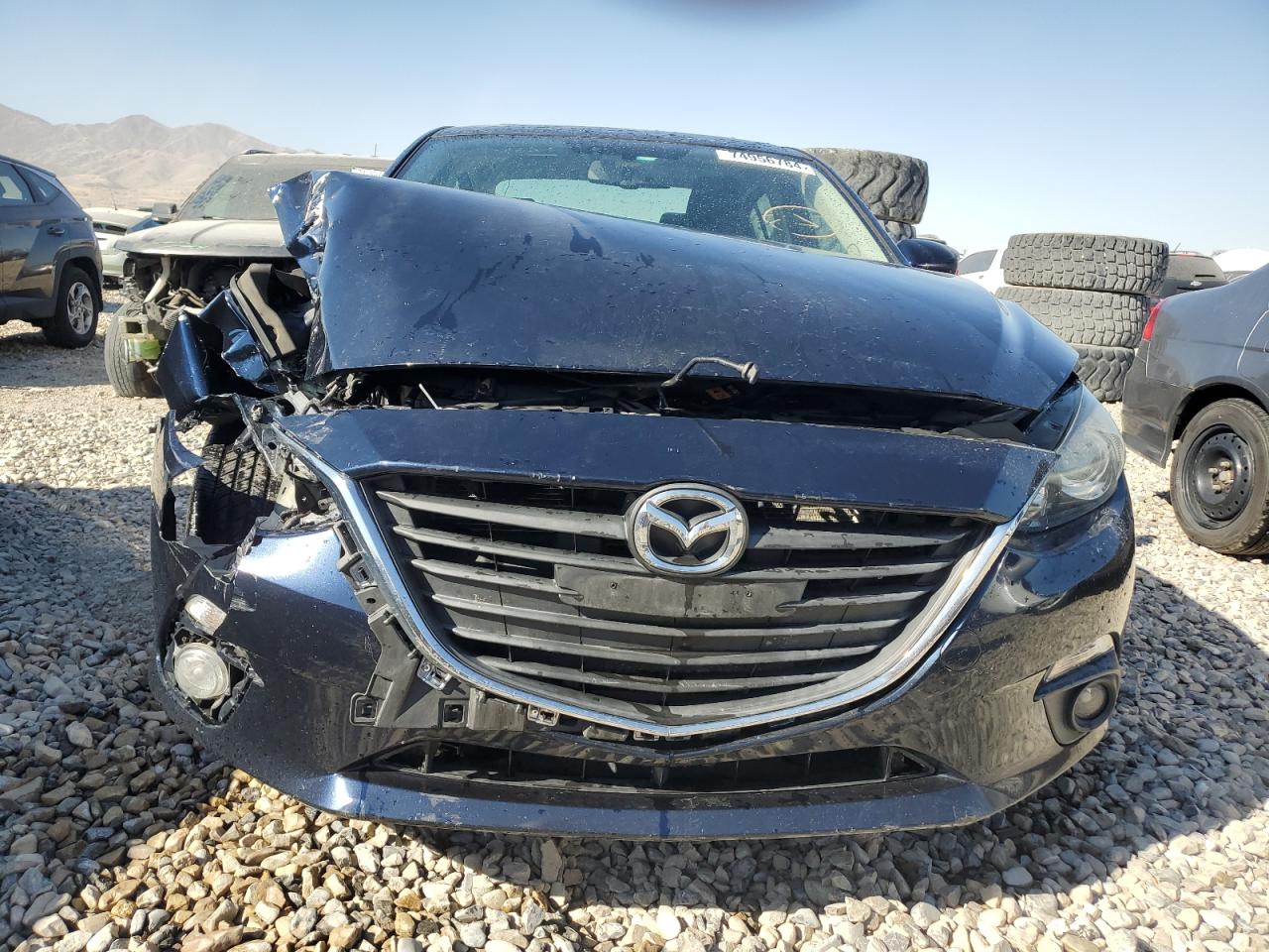 2016 Mazda 3 VIN 3MZBM1W75GM252158 Copart auction photo, front end damage thumbnail 5