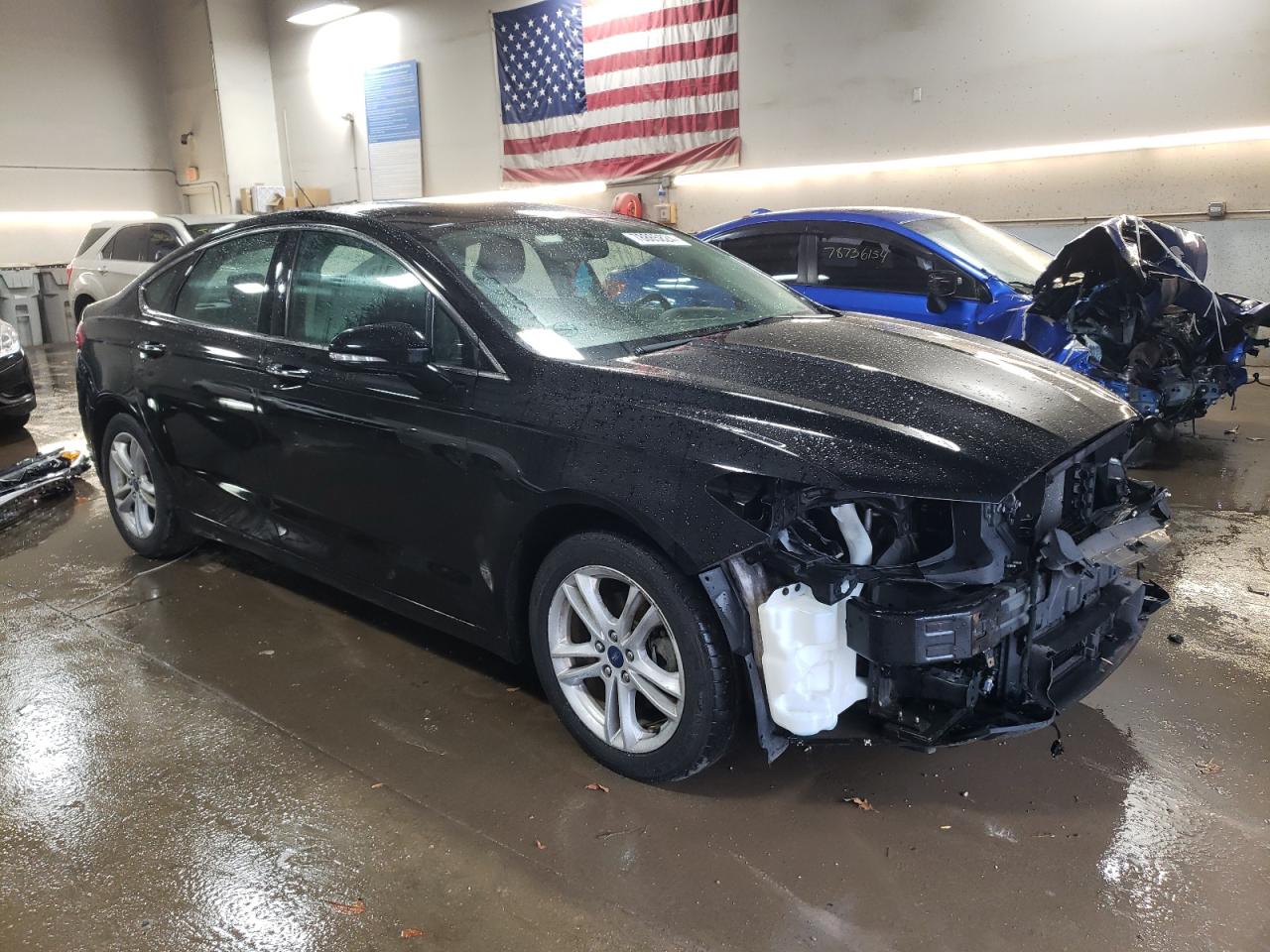 2018 Ford Fusion VIN 3FA6P0HDXJR160746 Copart auction photo, front end damage thumbnail 4