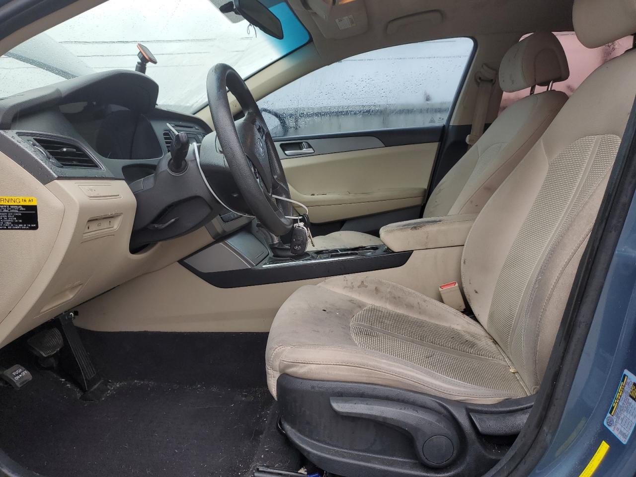 2016 Hyundai Sonata VIN 5NPE24AF2GH417353 Copart auction photo, mechanical damage thumbnail 7