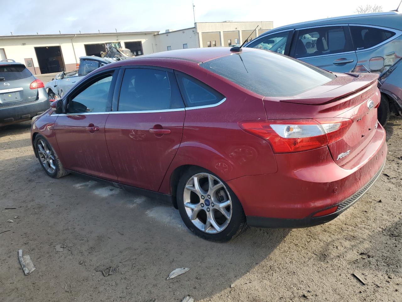 2014 Ford Focus VIN 1FADP3J29EL309640 Copart auction photo, front end / minor dent/scratches damage thumbnail 2