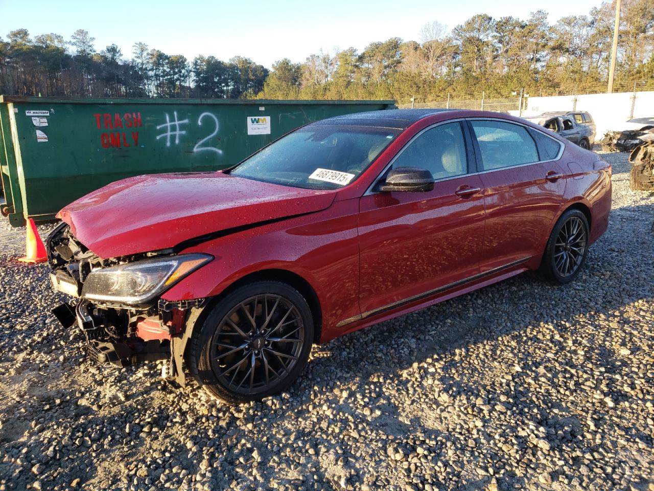 2020 Genesis G70 VIN KMTFN4JB1LU339187 - Copart auction photo
