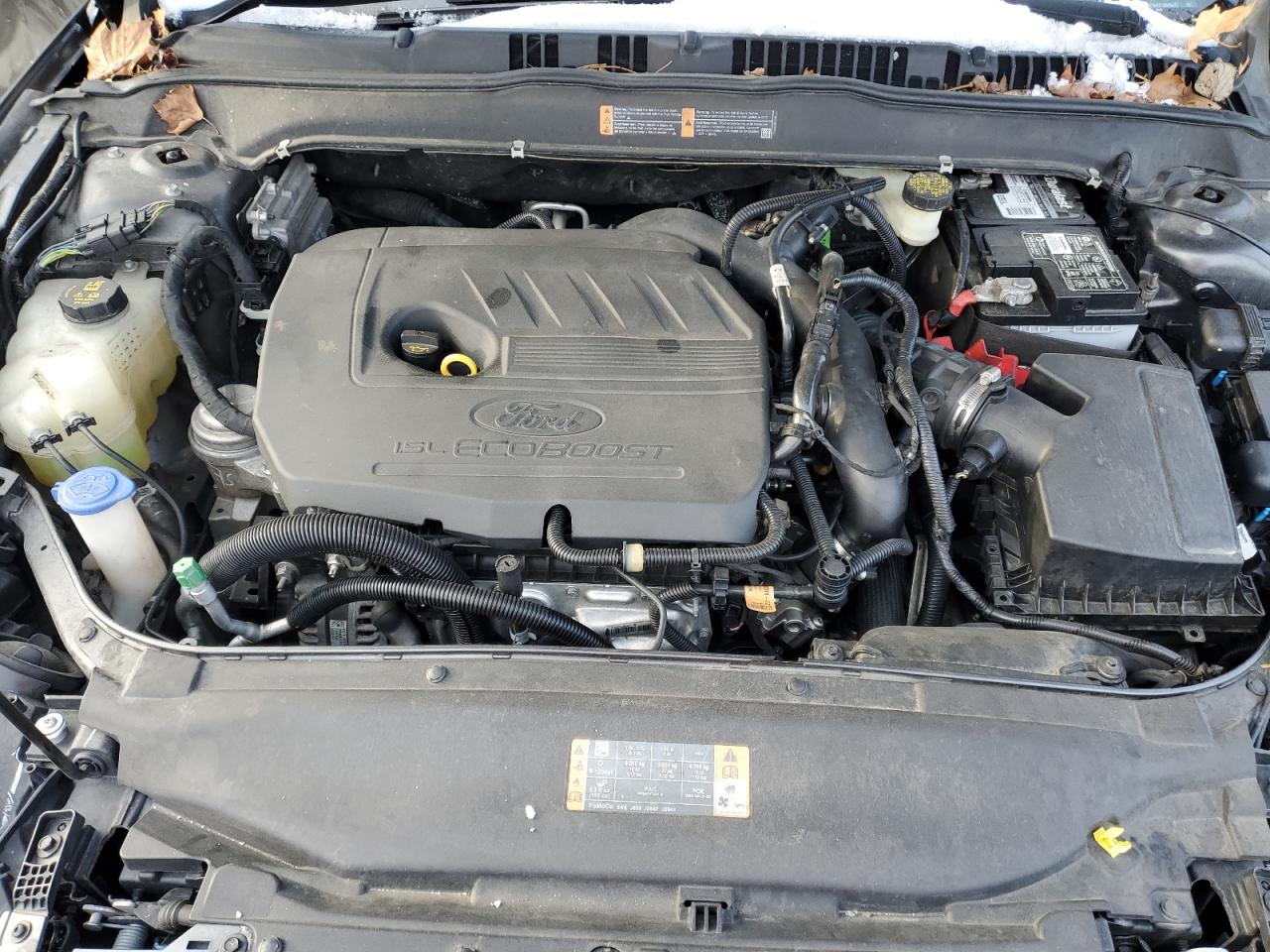 2017 Ford Fusion VIN 3FA6P0HD7HR392537 Copart auction photo, frame damage / side damage thumbnail 11
