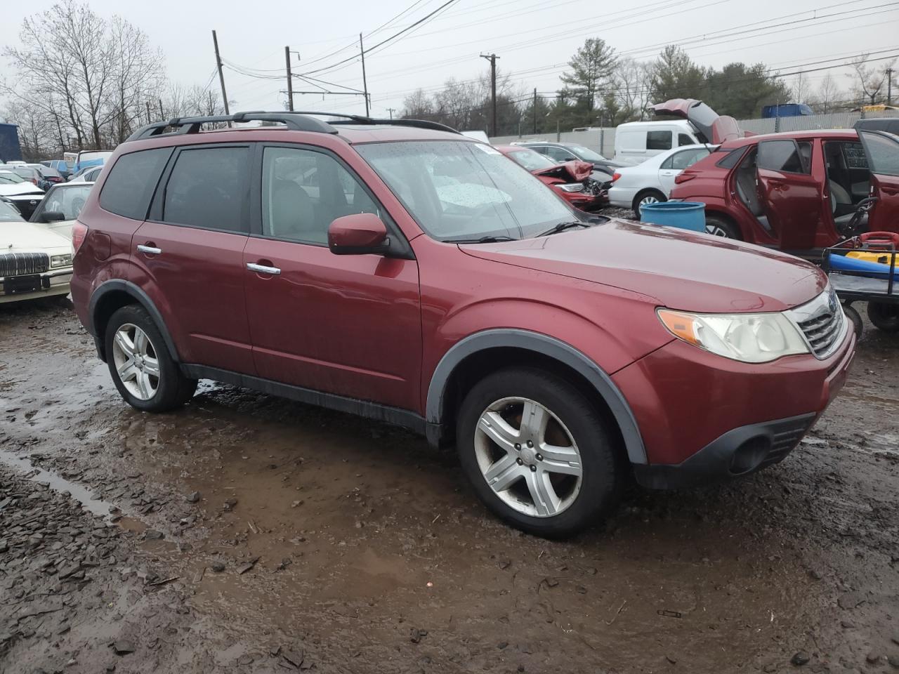 2010 Subaru Forester VIN JF2SH6CC9AH734568 Copart auction photo, rear end damage thumbnail 4