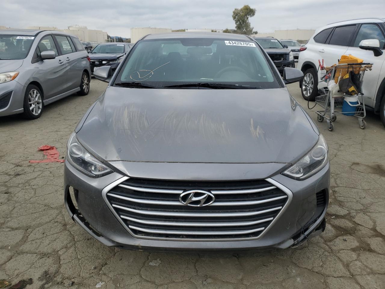 2018 Hyundai Elantra VIN 5NPD74LFXJH280759 Copart auction photo, vandalism damage thumbnail 5