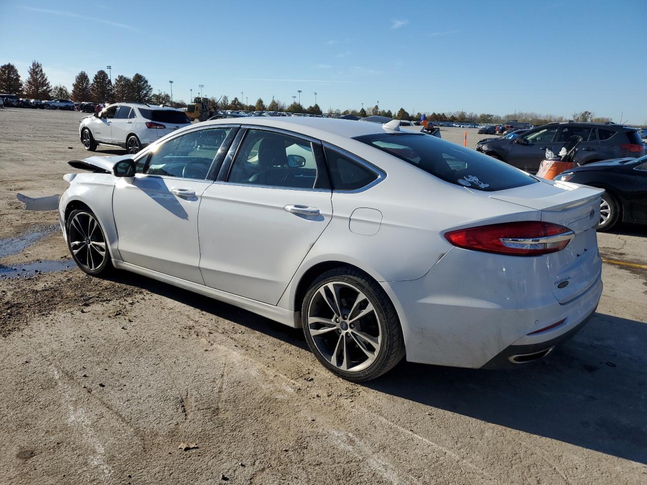 2020 Ford Fusion VIN 3FA6P0D90LR176121 Copart auction photo, front end damage thumbnail 2
