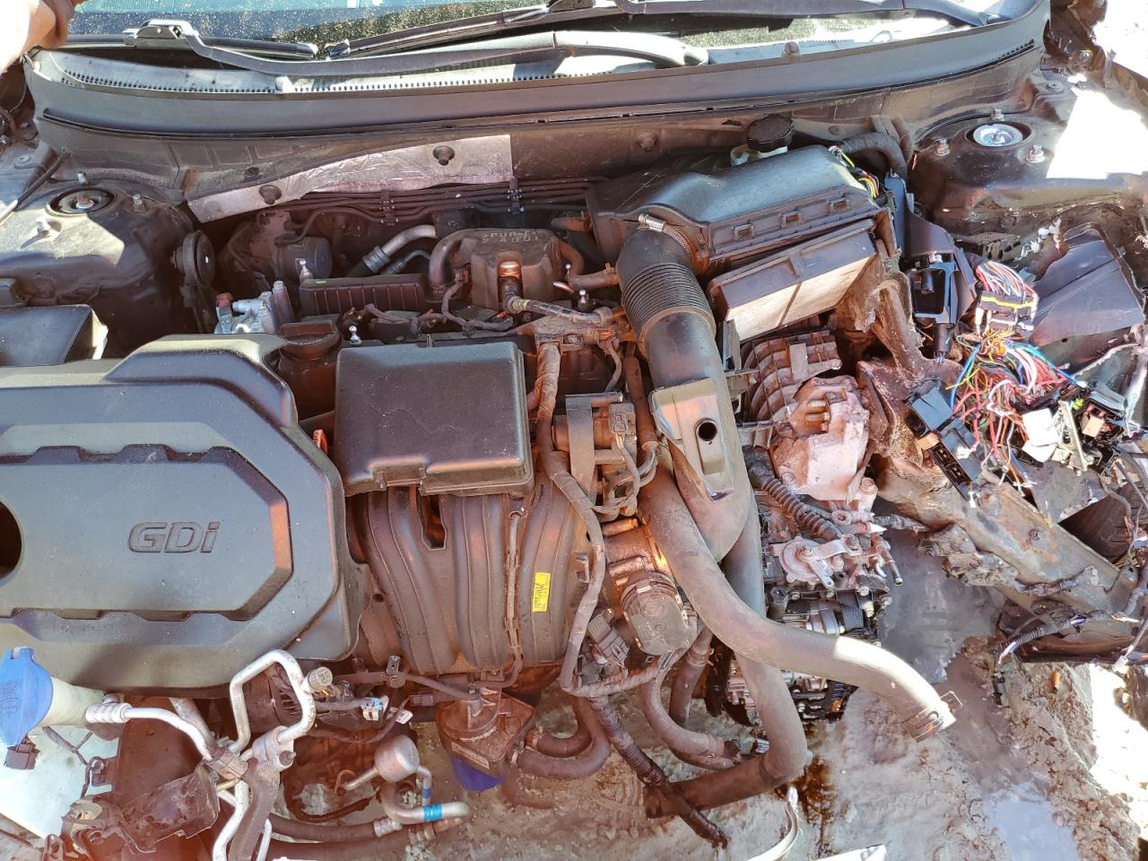 2015 Hyundai Sonata VIN 5NPE34AF2FH027574 Copart auction photo, front end damage thumbnail 13