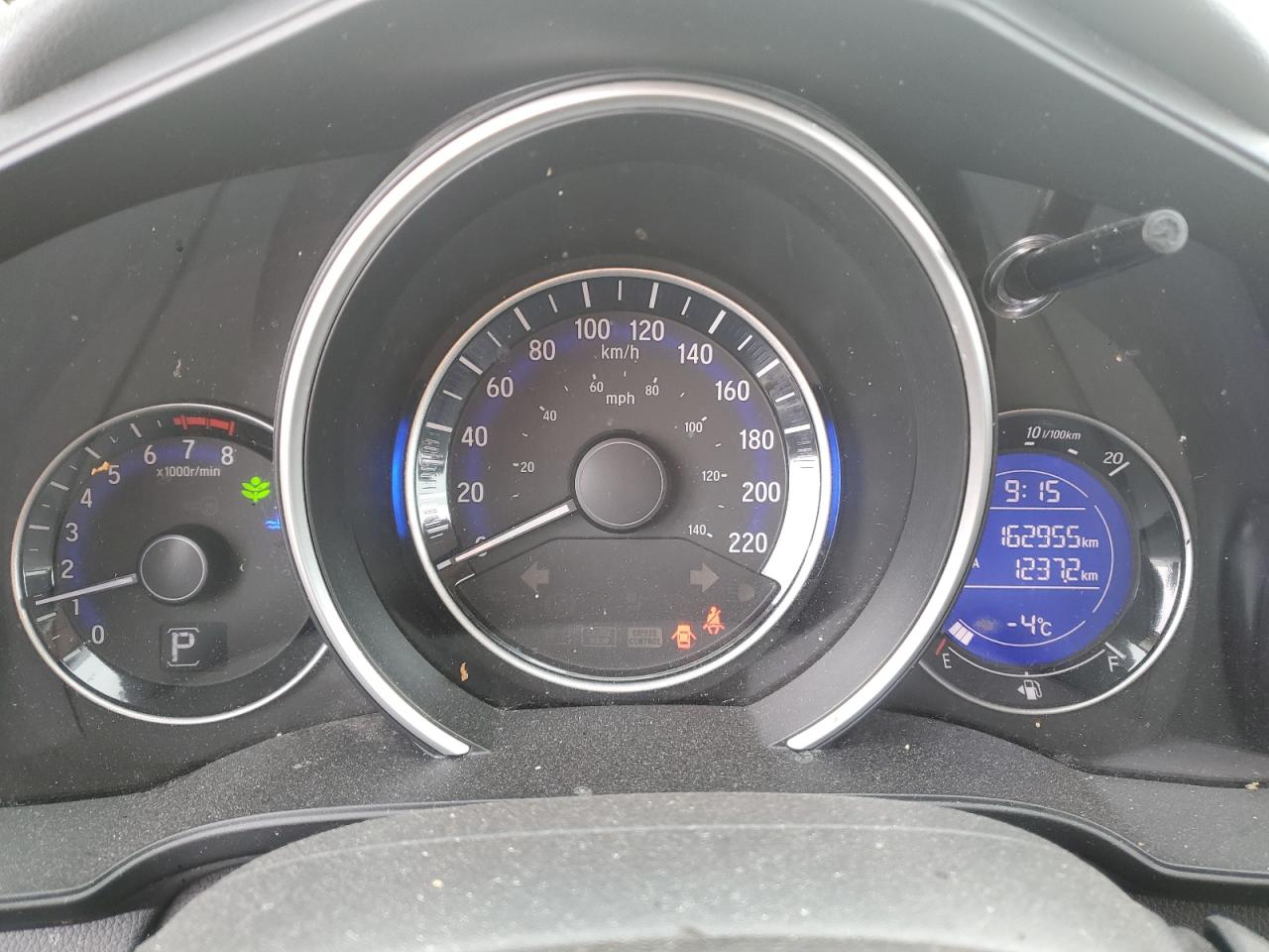 2015 Honda Fit VIN 3HGGK5H86FM101938 Copart auction photo, side damage thumbnail 9