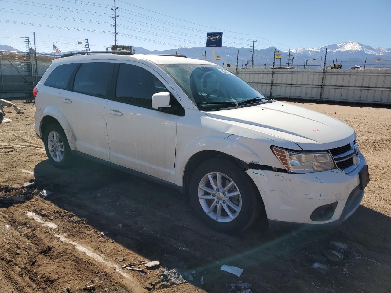 2014 Dodge Journey VIN 3C4PDDBG1ET297651 Copart auction photo, front end damage thumbnail 4