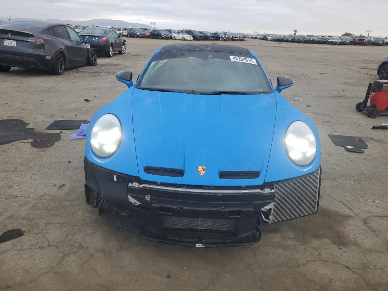2022 Porsche 911 VIN WP0AC2A99NS270229 Copart auction photo, front end damage thumbnail 5