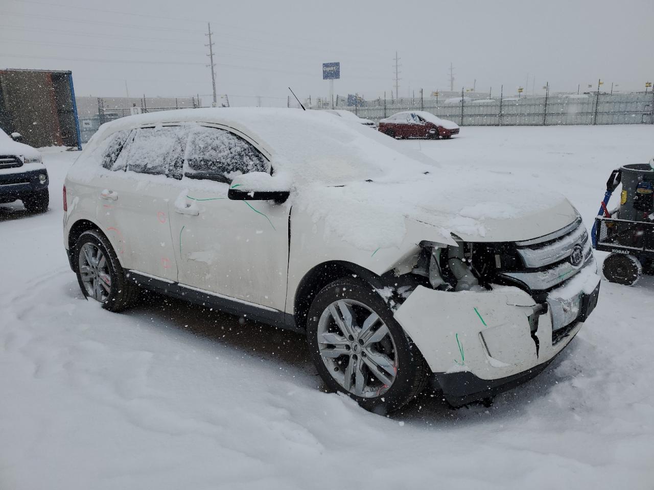 2011 Ford Edge VIN 2FMDK4KC4BBB41130 Copart auction photo, front end damage thumbnail 4